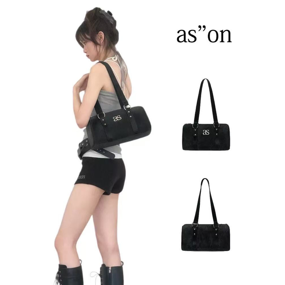 韩国ason枕头包方包小众包包设计感复古百搭单肩斜挎包手提包女包