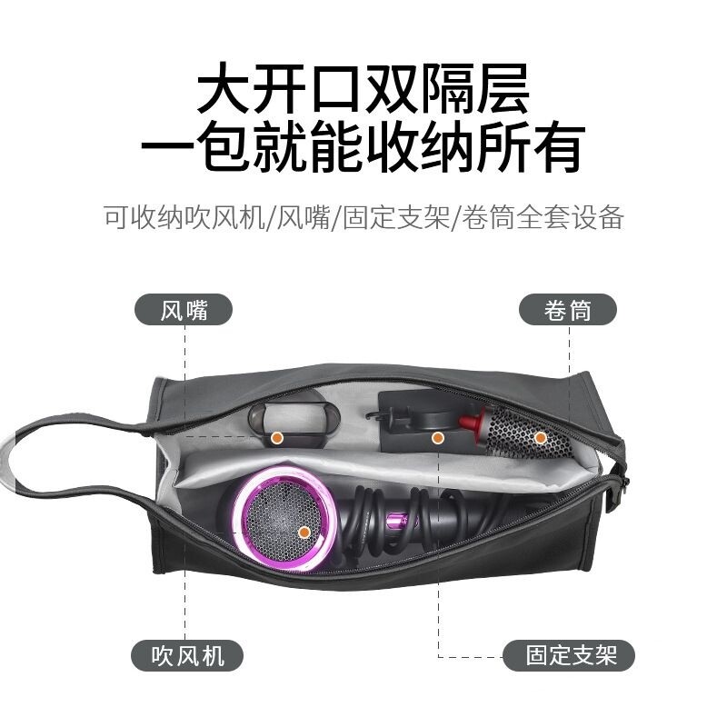 吹风机收纳包旅行卷发棒直板夹Dyson保护套便携袋子