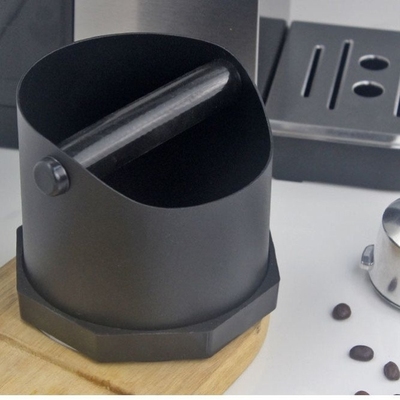 特厚不锈钢咖啡粉渣盒半自动家用圆形迷你粉桶收纳工具咖啡机配件