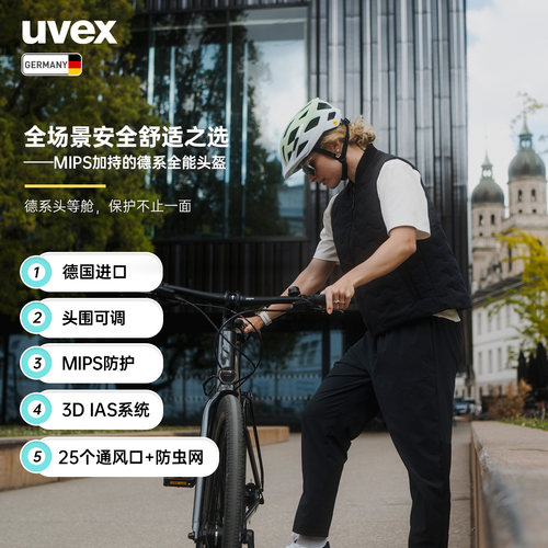 UVEXi-vo2MIPS透气骑行头盔