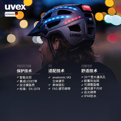 UVEX骑行头盔德国维斯城市