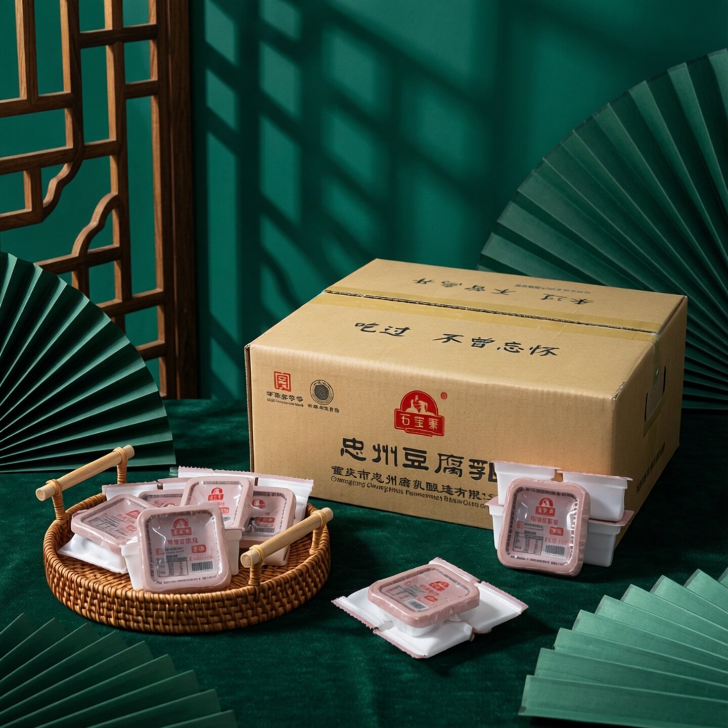 石宝寨牌忠州豆腐乳独立包装香辣豆腐乳重庆特产（30g*75个）
