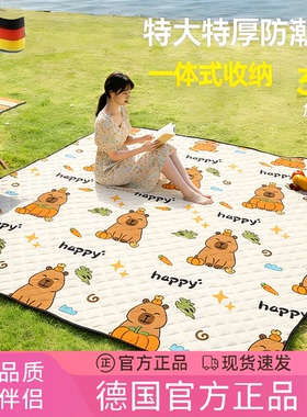 德国野餐垫便携露营家用公园草地户外地垫防水防潮加厚帐篷内地毯