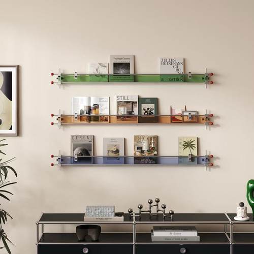 亚克力包豪斯设计杂志架墙面装饰