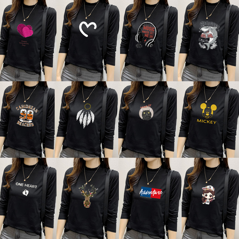 抖音网红女装新款上衣服长袖t恤