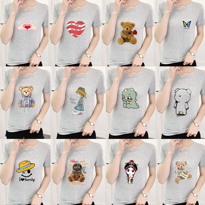 大码牛奶丝女休闲短袖