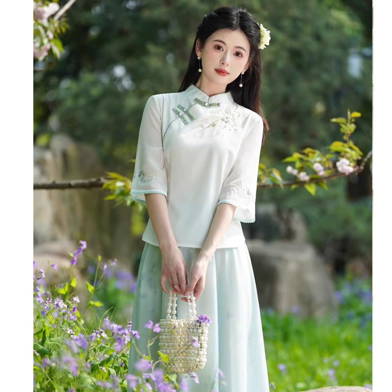 新中式日常汉服套装女2025新款
