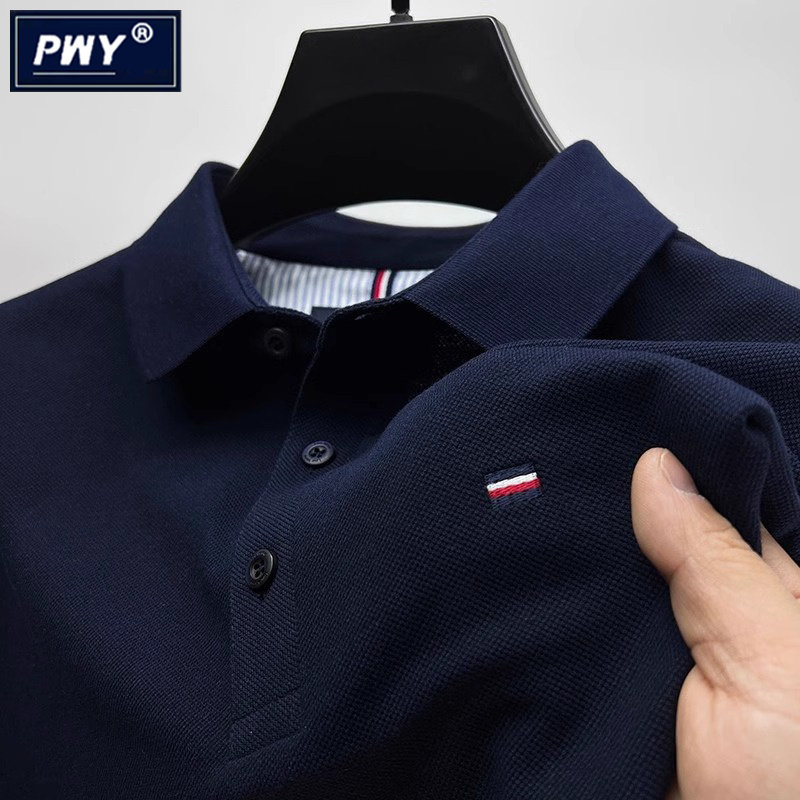 潮牌高端纯棉polo衫男士夏季2026新款短袖t恤商务休闲衬衫领体恤