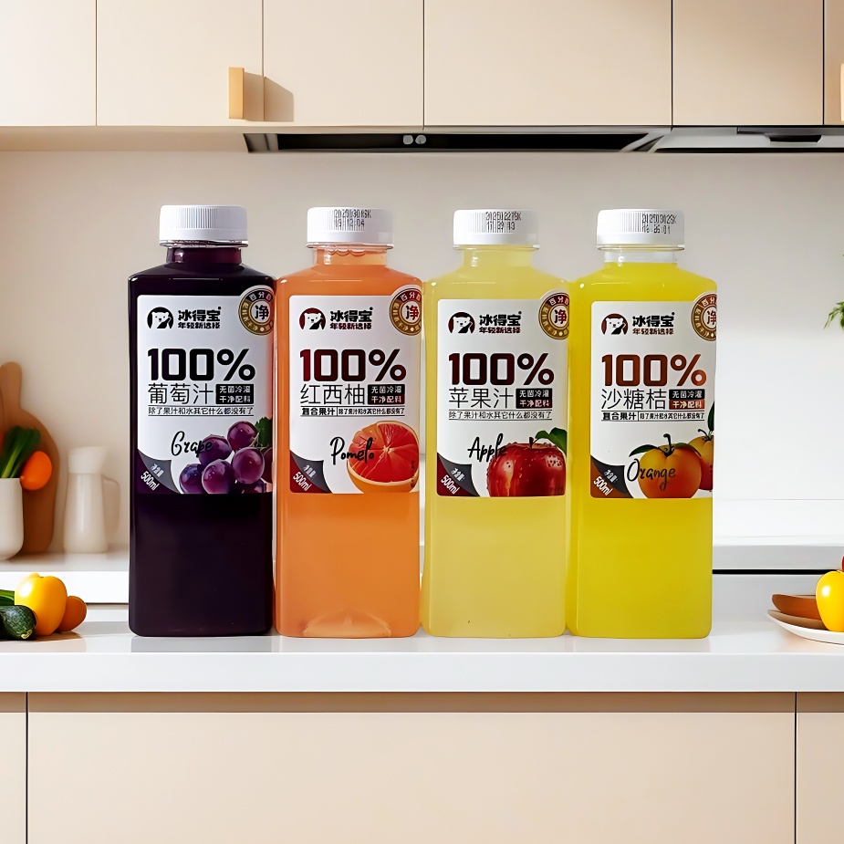 冰得宝葡萄汁苹果汁500ml