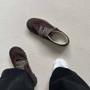 极简德训鞋男复古潮款平底通勤休闲鞋轻量徒步赤足鞋运动阿甘鞋