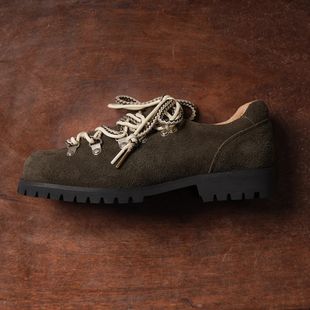 街头滑板鞋 2025新款 英伦翻毛皮德比鞋 男复古小皮鞋 户外徒步登山鞋