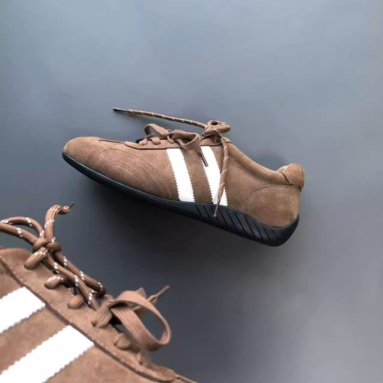 2025新款德训鞋男女百搭复古双鞋带休闲运动鞋时尚平底情侣潮板鞋