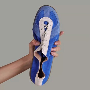 2025年新款系带德训鞋男女情侣慢跑鞋复古运动阿甘鞋百搭休闲板鞋