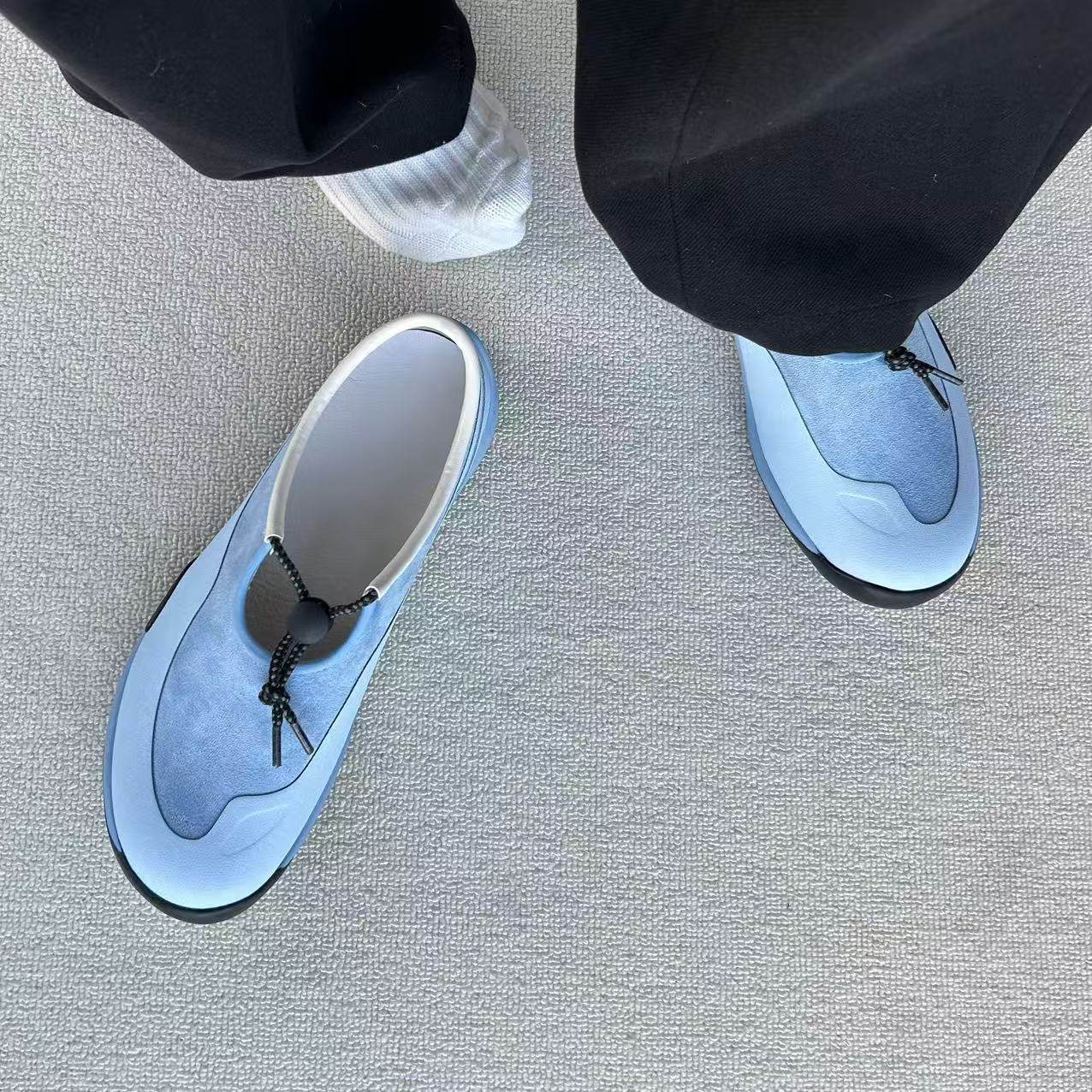 懒人休闲鞋套脚通勤赤足鞋户外运动鞋男女平底一脚蹬款徒步慢跑鞋,流行男鞋,德训鞋,淘宝优惠券,粉丝福利购,淘宝优惠卷