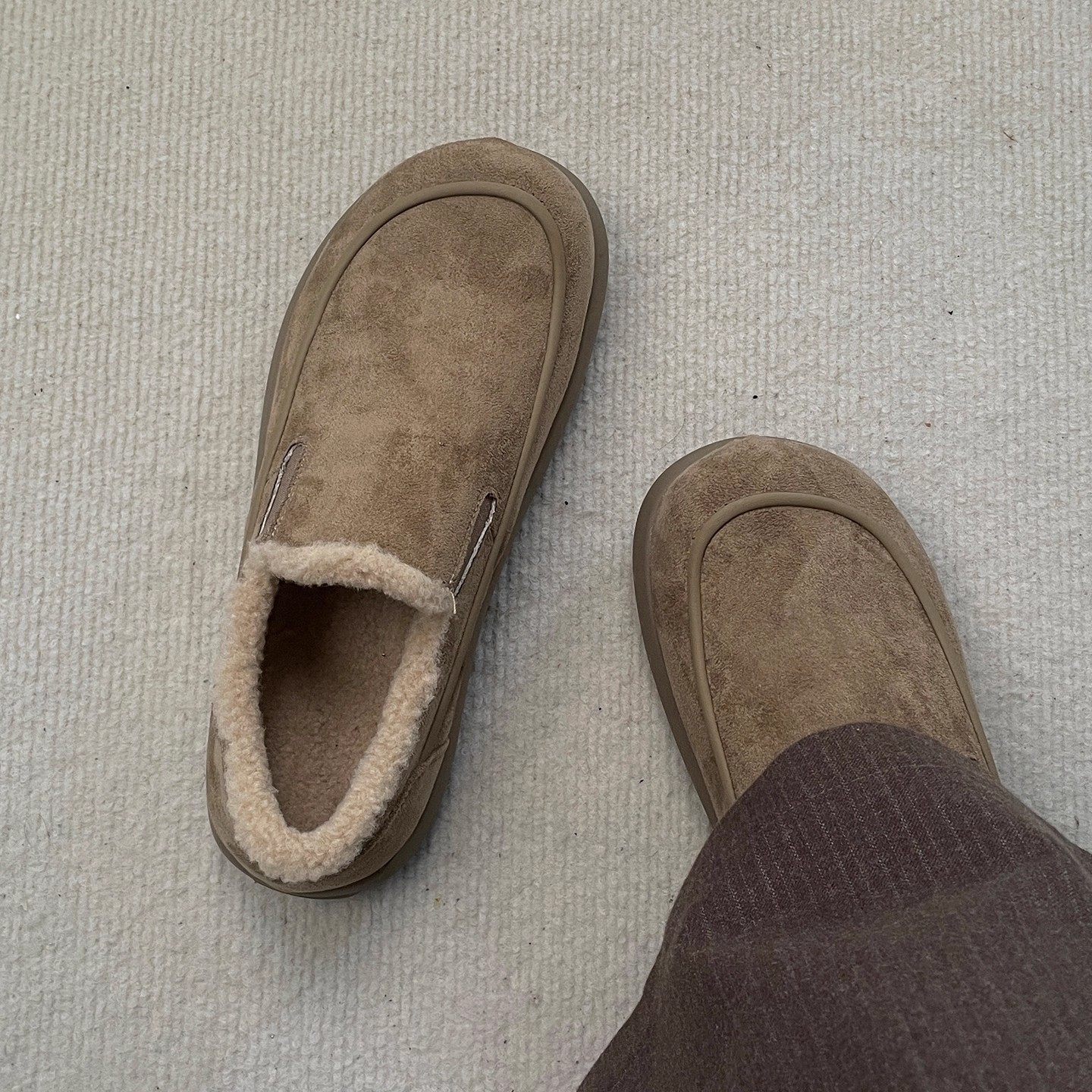 冬季新款加绒加厚休闲雪地靴男士勃肯鞋懒人全包户外小土豆棉鞋潮,流行男鞋,时尚雪地靴,淘宝优惠券,粉丝福利购,淘宝优惠卷