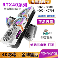 华硕七彩虹RTX3060Ti  2060S 3070 3080 2070 4070S 4060二手显卡