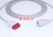 兼容ge11针有创压电缆 转尤它IBP监护仪永康达 压力传感器链接线