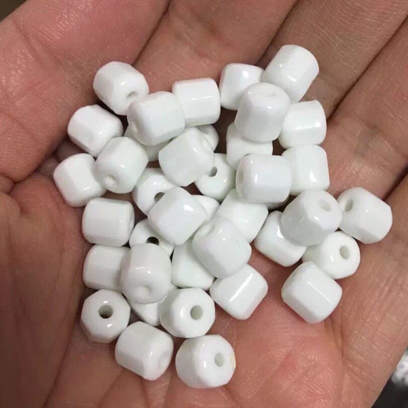 1000颗 托玛琳珠子 上釉亮