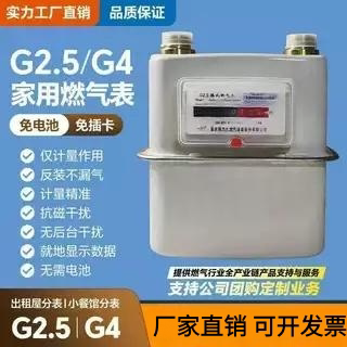 瓦斯表膜式燃气表分表分户计量家用2.5（瑞力比金凤随机发货）