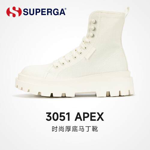 SUPERGA超级坡跟英伦风马丁靴