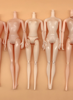 11寸30cm男女换装娃娃素体身体手工BJD多关节女孩公主过家家玩具