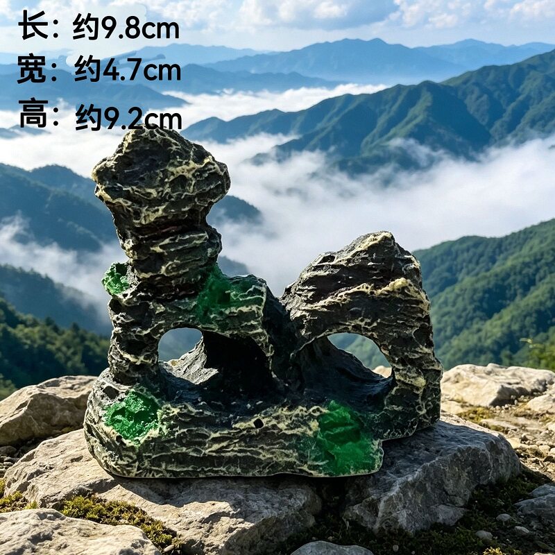 鱼缸造景假山套餐装饰图片
