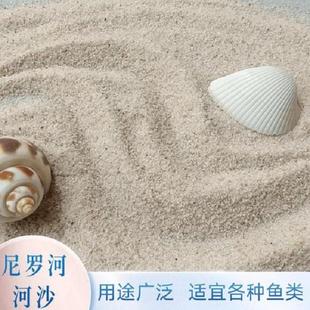 尼罗河沙化妆沙鱼缸底沙水草缸南美缸鼠鱼底砂鱼缸造景河沙细黄沙