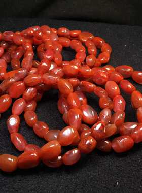 凉山南红玛瑙瓦西料随行手串实体店拿货实惠捡漏玉石饰品手链男女