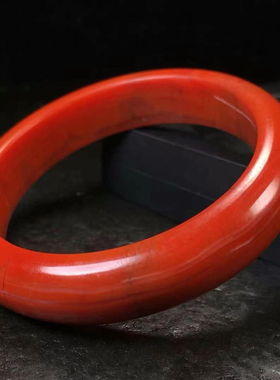 凉山南红瓦西料手镯1234567890㎜手串链满肉满色辣椒锦红包浆百搭