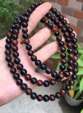 精品九口南红蓝皮包浆108珠手串多宝文玩饰品1234567890㎜手链女