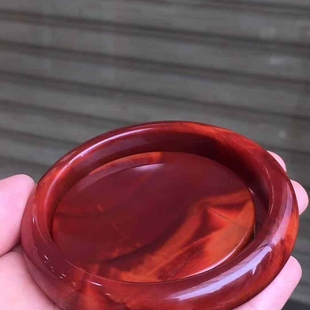 精品瓦西南红锦红柿子红手镯2件套玛瑙手串项链挂件男女款饰品