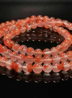 川料特色南红冰飘鸿运当头多圈手链天河石极光23沉香水晶宝石手串