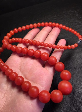 保山南红塔链鸿运当头聚宝盆牛血红包浆柔光锦红手串吊坠男女礼物