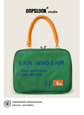 【升级加固】巫鹿可防水防震内胆电脑包苹果13456寸单肩手提通勤