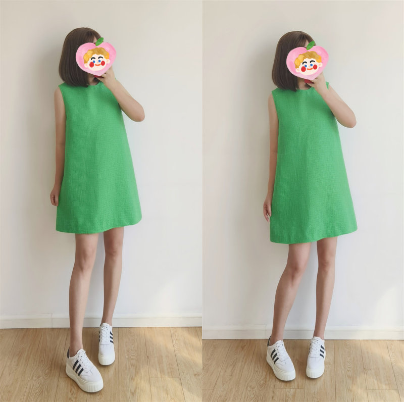 2024春季新款独特夏季超好看女夏绿色小香风背心裙早春气质连衣裙,女装/女士精品,连衣裙,淘宝优惠券,粉丝福利购,淘宝优惠卷