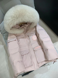 福利!2025冬极寒系列派克工装羽绒服三防狐狸毛90白鸭绒时尚潮流