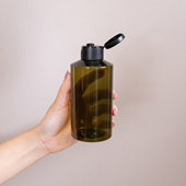 遮光翻盖瓶内塞瓶墨绿咖色爽肤水纯露保湿 水空瓶化妆品旅行分装