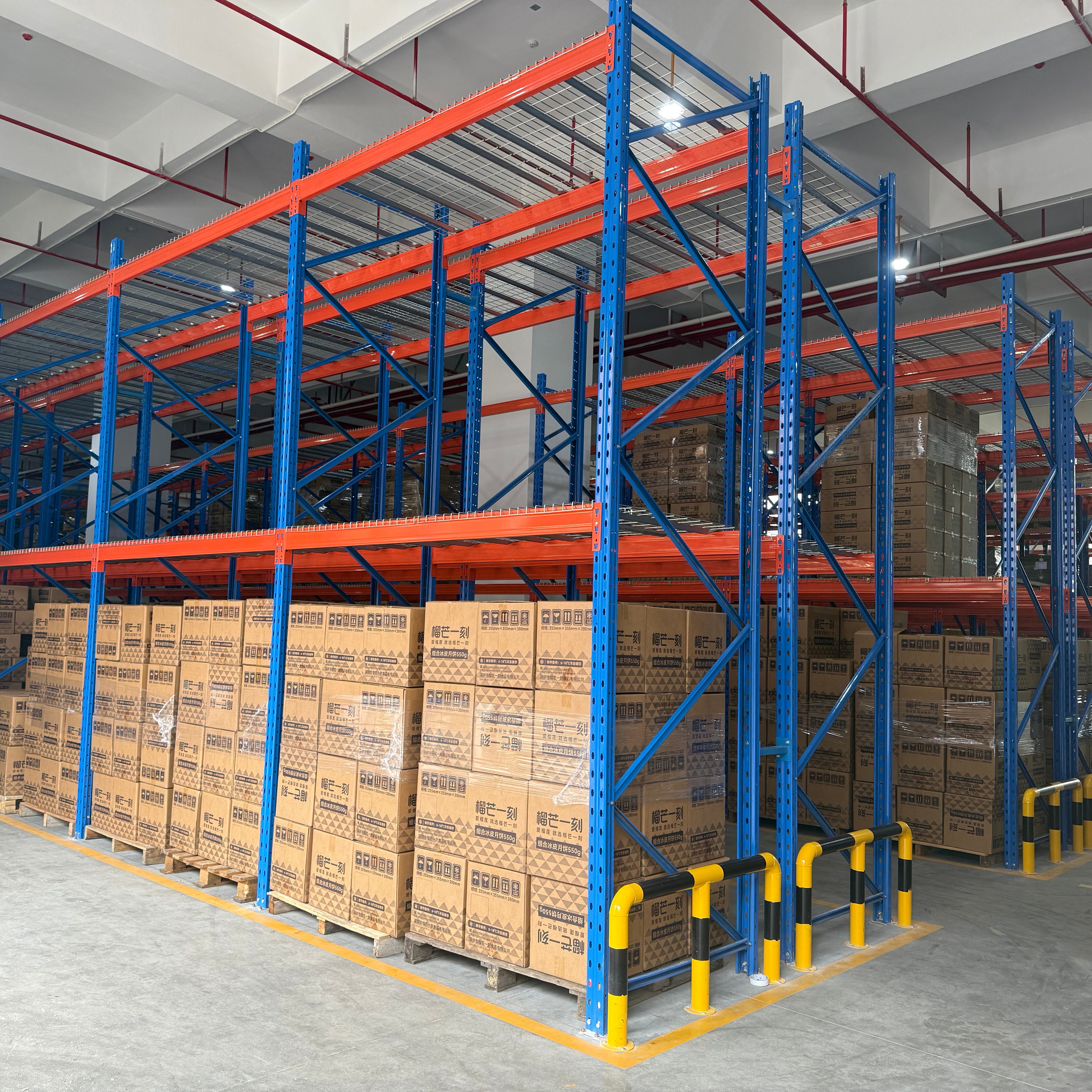 重型货架加厚托盘横梁式板材仓库大型高位布匹1吨2吨3吨工厂定做