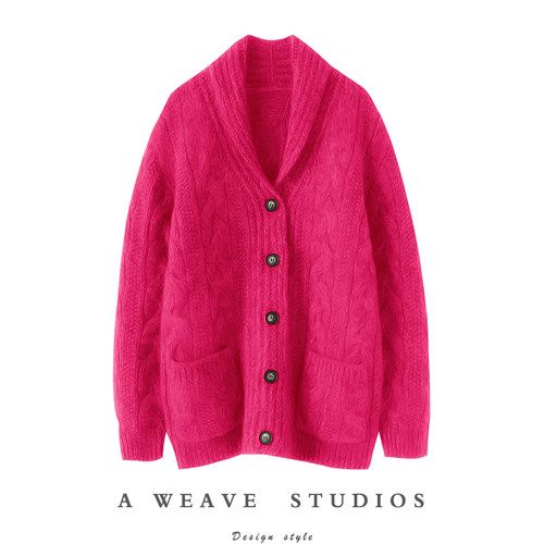 启超高端100%纯山羊绒衫