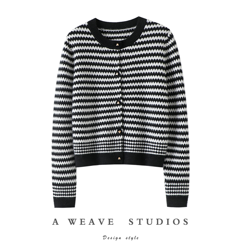 启超官方高端100%纯山羊绒衫