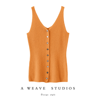 毛衣背心针织打底衫 V领羊绒吊带女纯羊绒开衫 太喜欢了 好气质