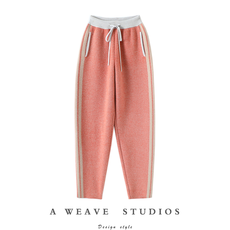 启超官方高端100%纯山羊绒裤