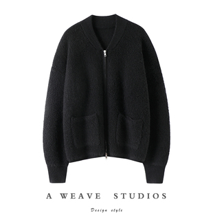 调了N次神版 女100纯羊绒毛衣 重磅加厚700克＋圈圈拉链羊绒开衫