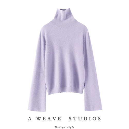 启超高端100%纯山羊绒衫