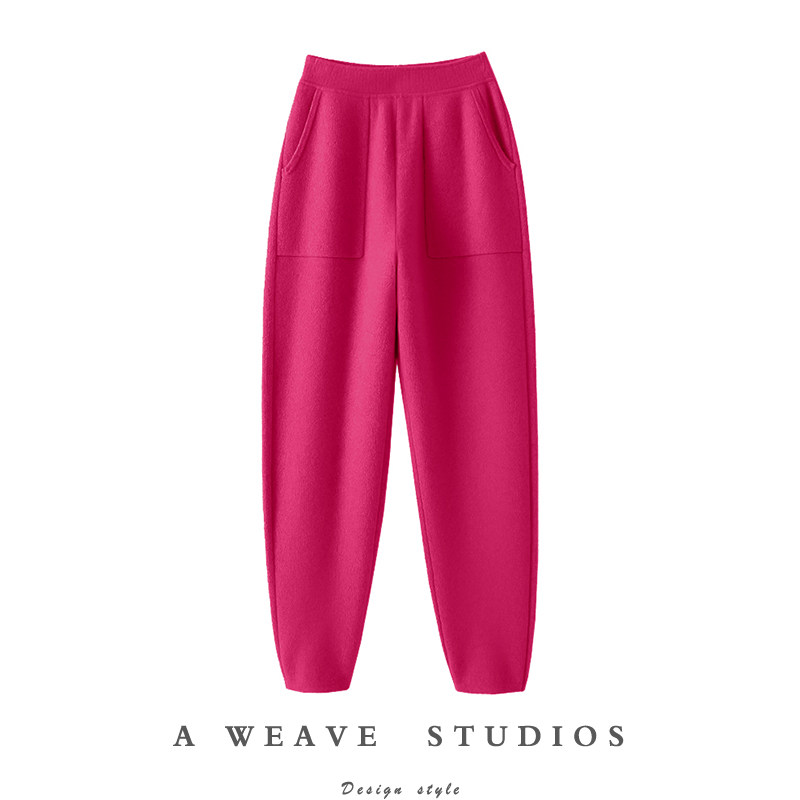 启超高端100%纯山羊绒裤