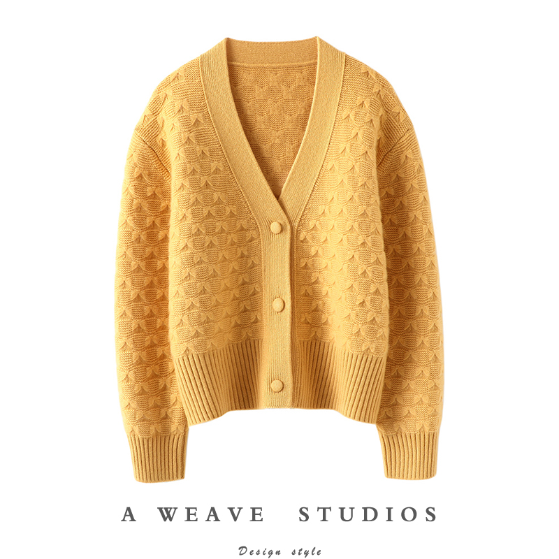 启超官方高端100%纯山羊绒衫