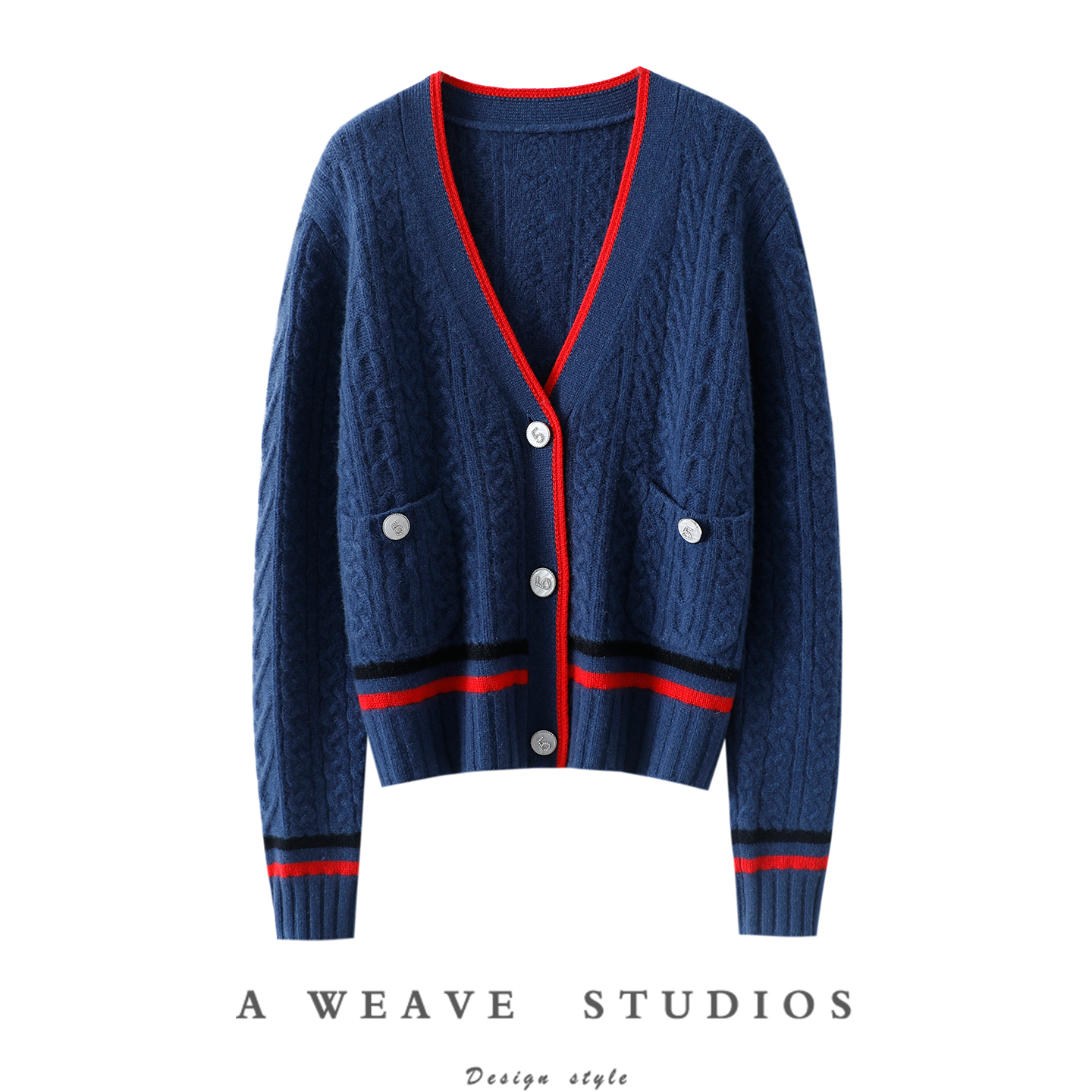 启超官方高端100%纯山羊绒衫