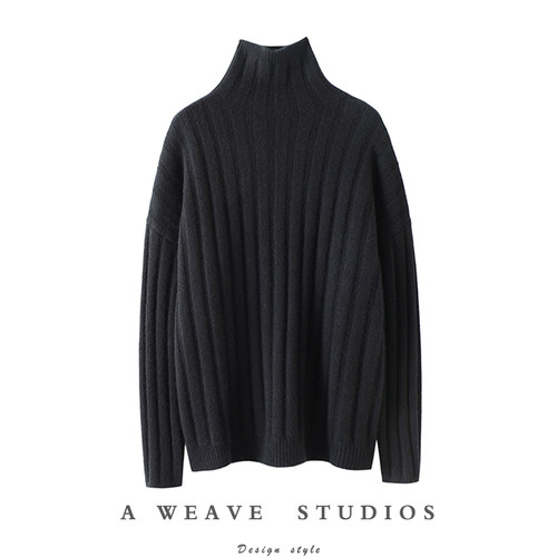 启超官方高端100%纯山羊绒衫