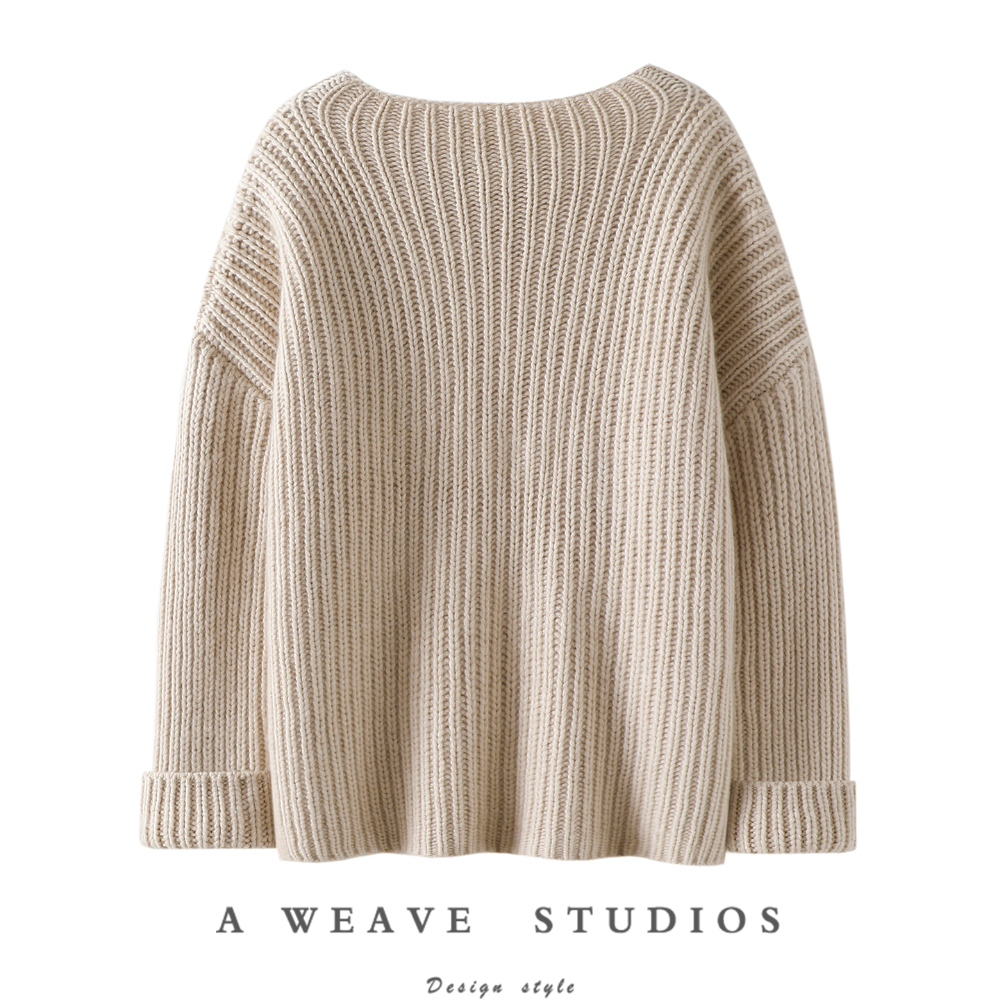 启超官方高端100%纯山羊绒衫