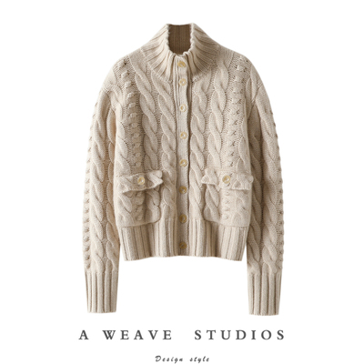 启超官方高端100%纯山羊绒衫